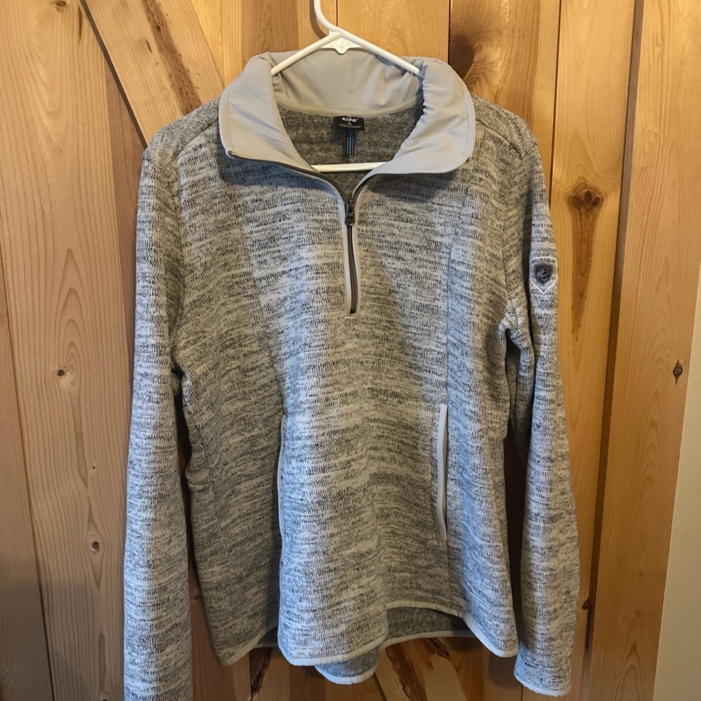 Kuhl Light Gray Women's Cowl Neck Sweater